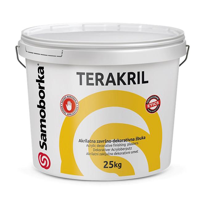 Akrilatna završno dekorativna žbuka zaribane teksture Terakril Z 4132 (1,5 mm)