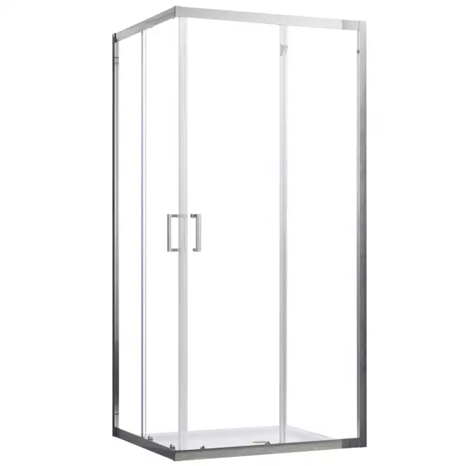 Kvadratna kabina Mika 90x90x190 Chrom