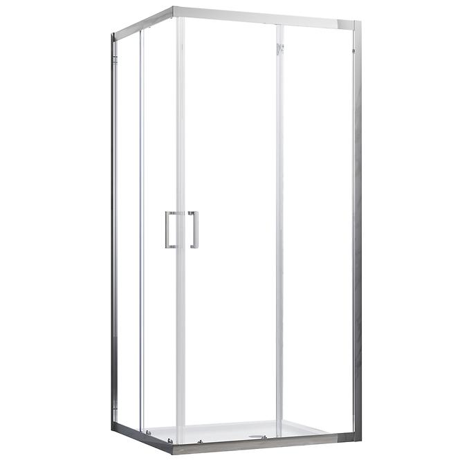 Kvadratna kabina Mika 90x90x190 Chrom