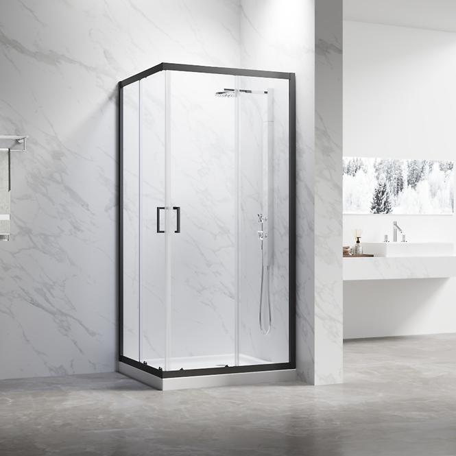 Kvadratna kabina Mika 80x80x190 Black