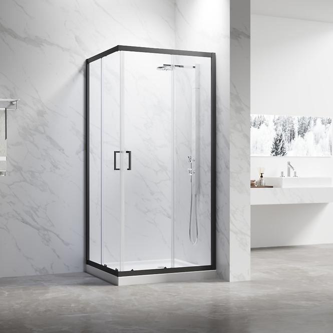 Kvadratna kabina Mika 90x90x190 Black