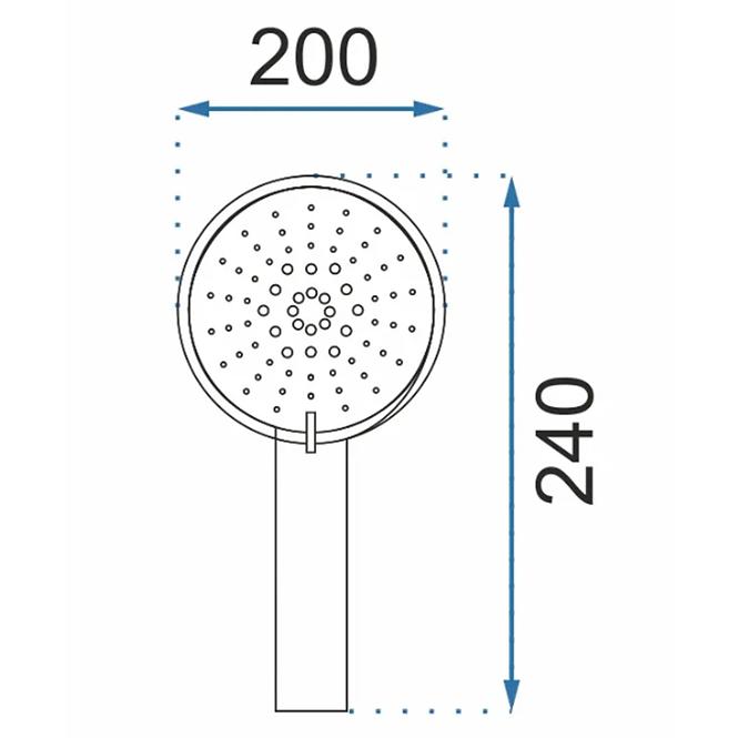 Set za kadu Rea P4520 krom