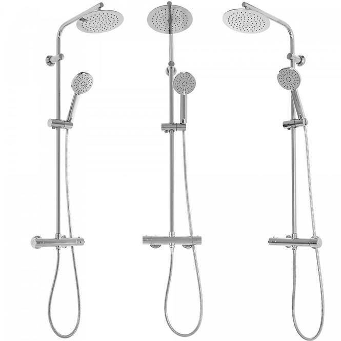 Tuš set Bliss Rea P8805 krom