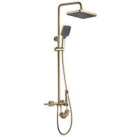 Tuš set Helix Rea P6621 brušeno zlato