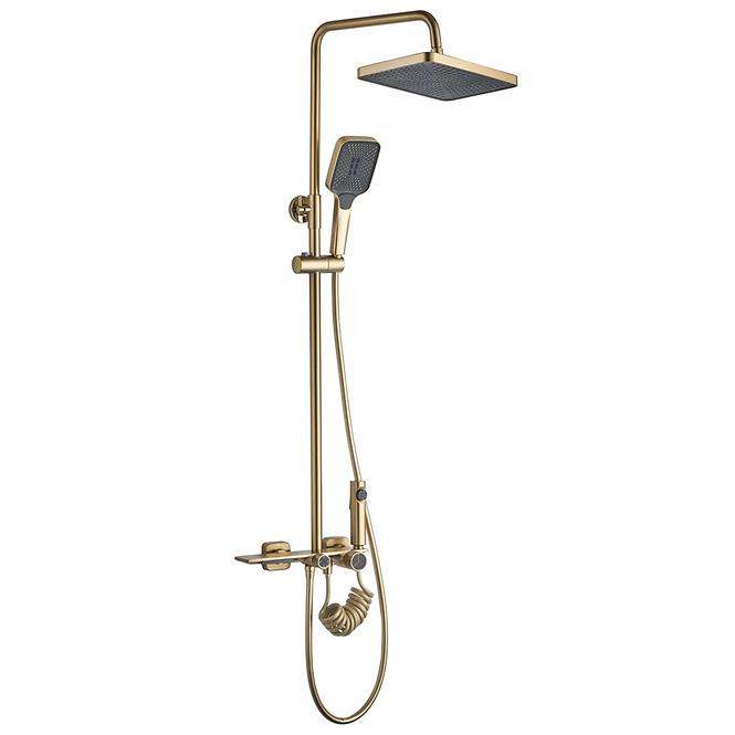 Tuš set Helix Rea P6621 brušeno zlato