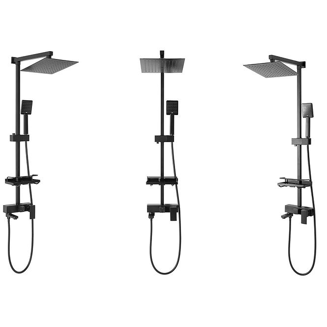 Tuš set Jack Rea P7009 crni
