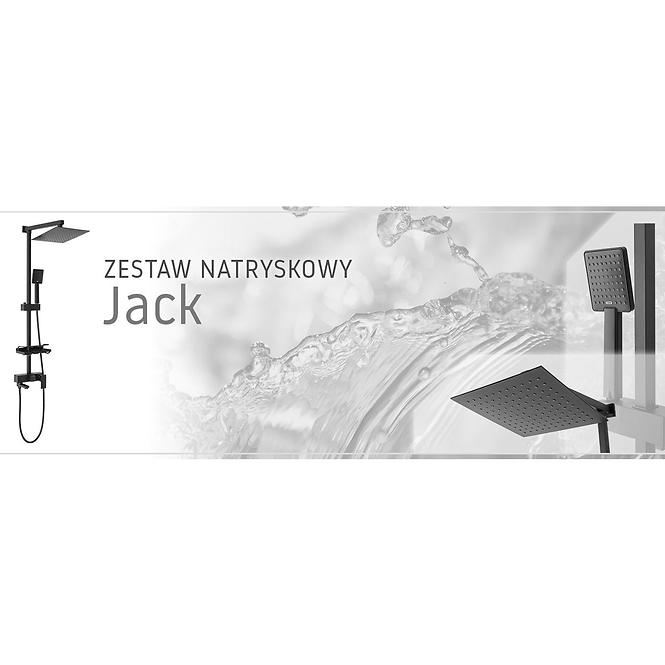 Tuš set Jack Rea P7009 crni