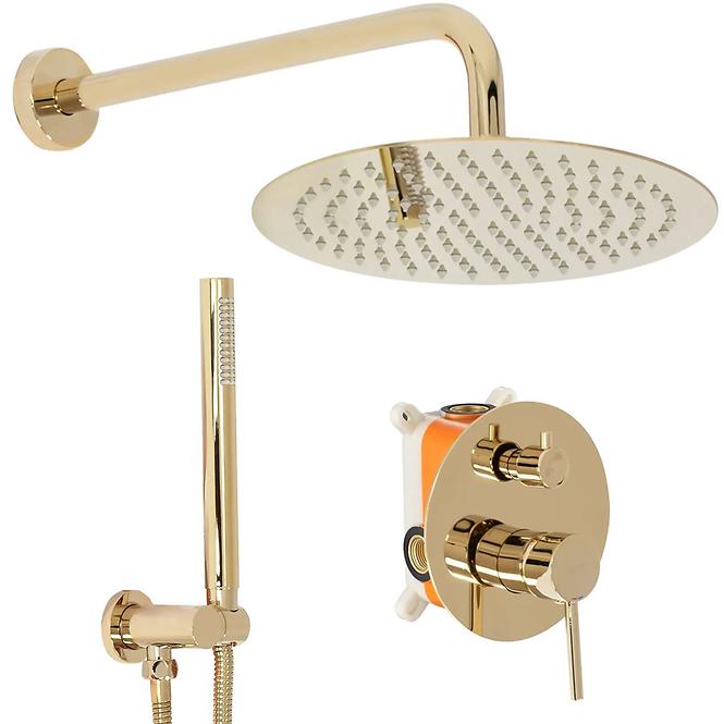 Ugradbeni tuš set Lungo Rea P4110 zlatni