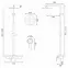 Tuš set Santos Rea P8803 crni,6
