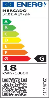 Svjetiljka LED RING 18W 4200K,8