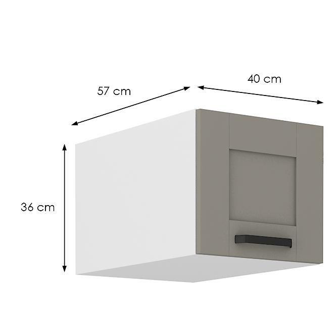 Kuhinjski ormarić Luna claygrey/bijeli 40 Nagu-36 1F