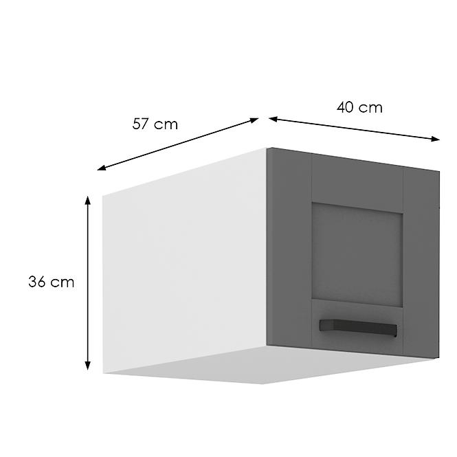 Kuhinjski ormarić Luna dustgrey/bijeli 40 Nagu-36 1F