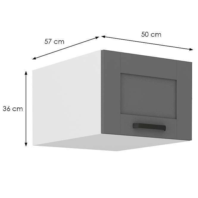 Kuhinjski ormarić Luna dustgrey/bijeli 50 Nagu-36 1F