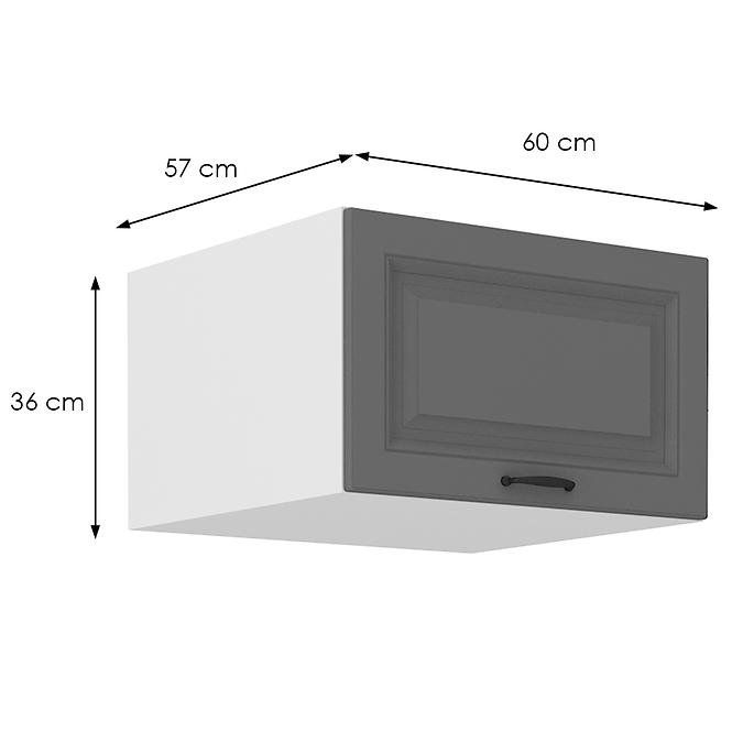 Kuhinjski ormarić Stilo dustgrey/bijeli 60 Nagu-36 1F