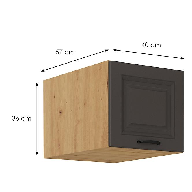 Kuhinjski ormarić Stilo grafit mat/artisan 40 Nagu-36 1F