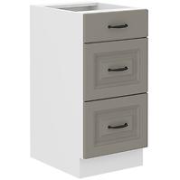 Kuhinjski ormarić Stilo claygrey/bijeli 40D 3S BB