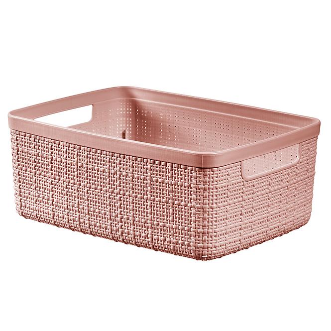 Košarica S jute 5l puder roza 255192