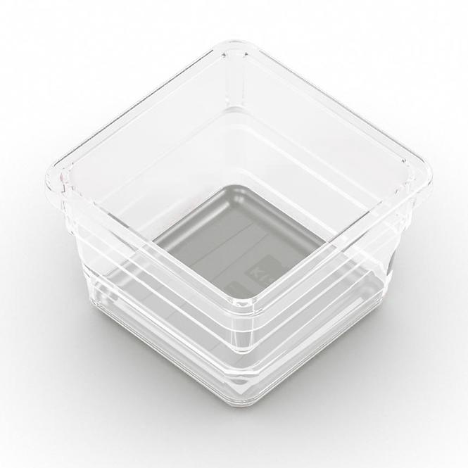 Organizator za ladicu 1 sistemo – prozirni/sivi 244687