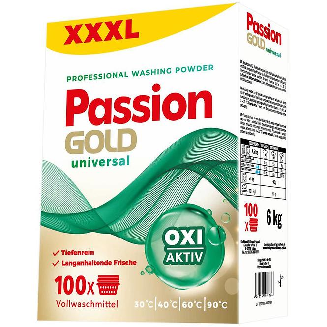 Passion Gold prašak za pranje rublja 6 kg universal