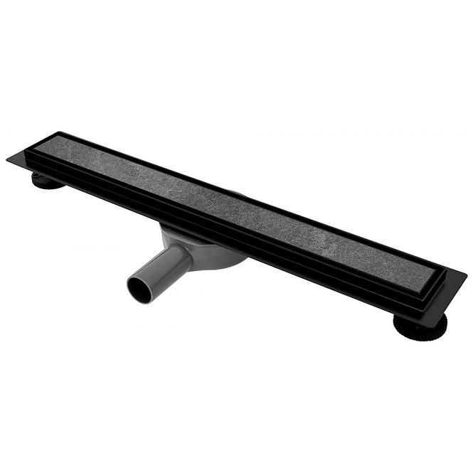 Linearna tuš kanalica Rea Neo&Pure Pro crna 500