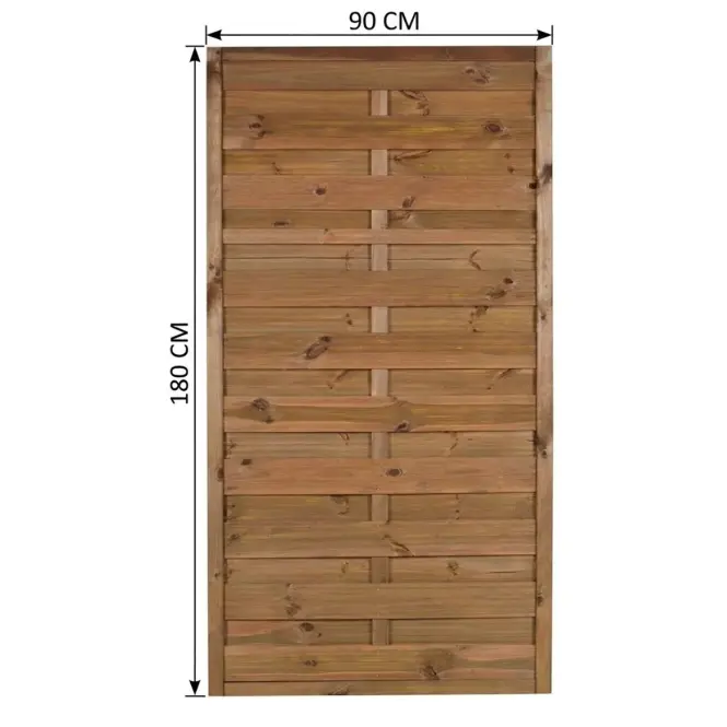 Puna ograda 90X180 smeđa