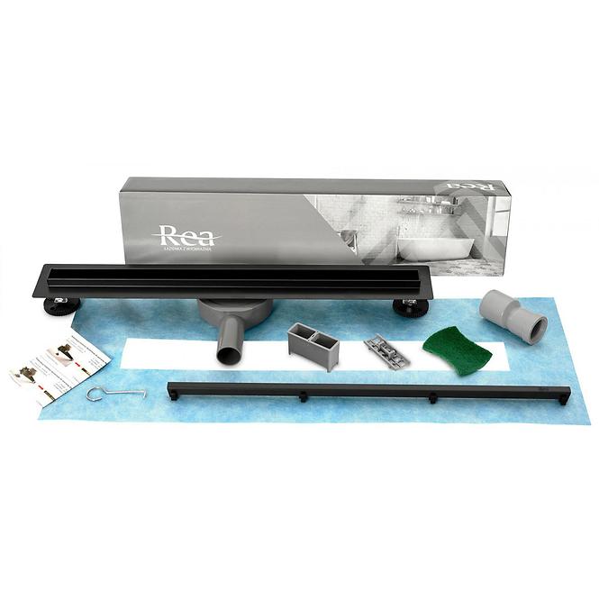 Linearna tuš kanalica Rea G8903 Neo Slim Pro 900 crna