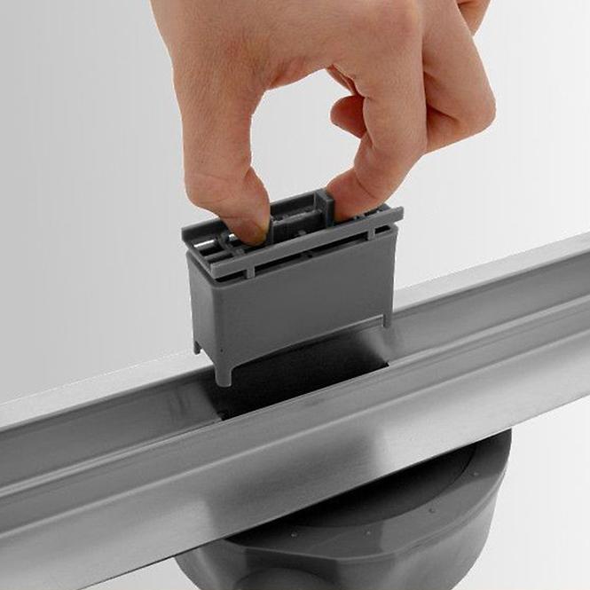 Linearna tuš kanalica Rea G8402 Neo Slim Pro 800 brušeni čelik