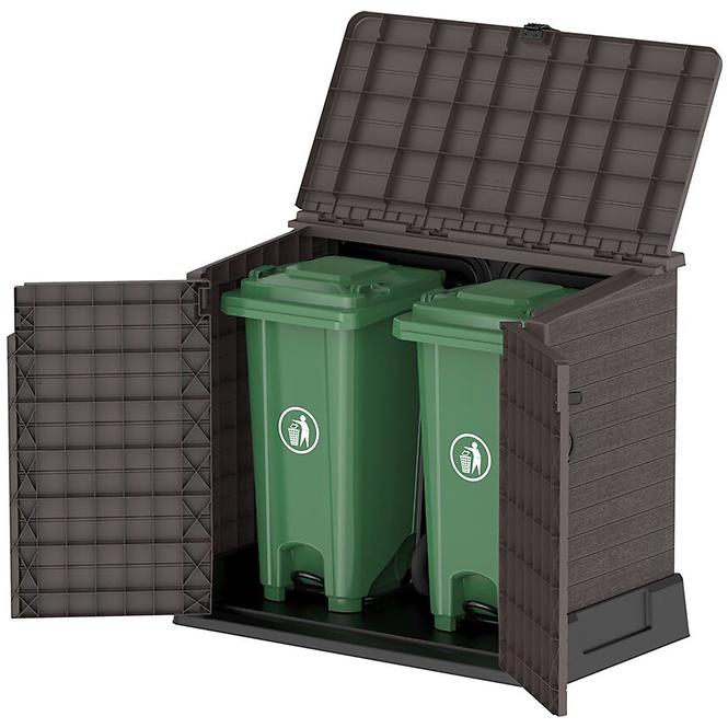 Vrtna kutija DURABOX 850 L smeđa