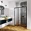Tuš vrata Alex 90x190 black Rea K9638,3