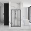 Tuš vrata Alex 100x190 black Rea K9639,4