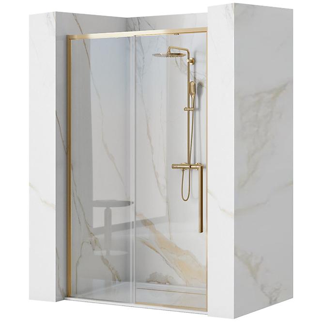 Tuš vrata Solar 100x195 gold Rea K6547