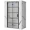 Tuš vrata Molier 80x190 black Rea K8537,2