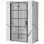 Tuš vrata Molier 90x190 black Rea K8538