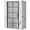 Tuš vrata Molier 100x190 black Rea K6963