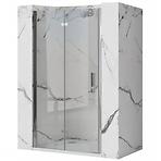 Tuš vrata Molier 90x190 krom Rea K8539