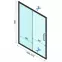 Tuš vrata Rapid Slide 160x195 black Rea K6406,6