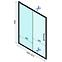 Tuš vrata Rapid Slide 160x195 black Rea K6406,6
