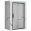 Tuš vrata Rapid Swing 100x195 black Rea K6410,5