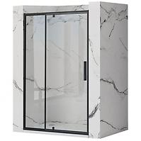 Tuš vrata Rapid Swing 120x195 black Rea K6413