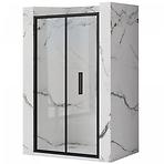 Tuš vrata Rapid Fold 80x195 black Rea K6418