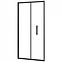 Tuš vrata Rapid Fold 80x195 black Rea K6418,2