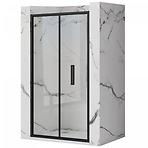Tuš vrata Rapid Fold 100x195 black Rea K6418