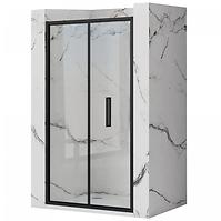 Tuš vrata Rapid Fold 100x195 black Rea K6418