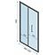 Tuš vrata Rapid Fold 100x195 black Rea K6418,6