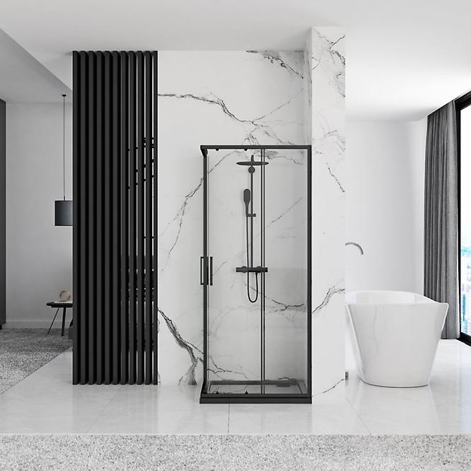 Tuš kabina Punto Rea K4801 90x90x190 black