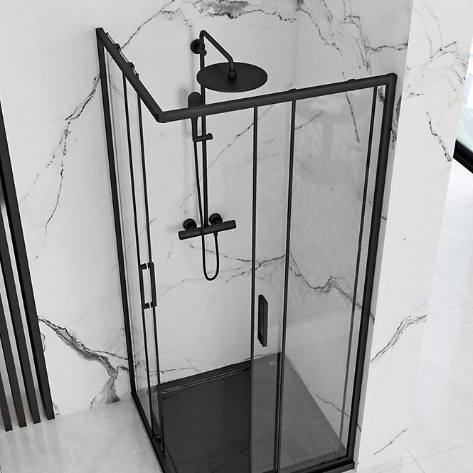 Tuš kabina Punto Rea K4806 100x80x190 black