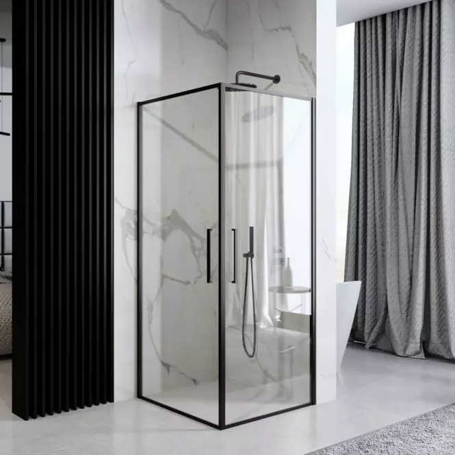 Tuš kabina Abra Rea K5502 90x90x195 black