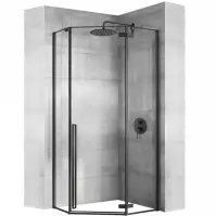 Tuš kabina Diamond Rea K5623 100x100x195 black