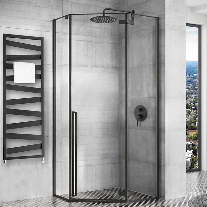 Tuš kabina Diamond Rea K5623 100x100x195 black