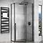 Tuš kabina Diamond Rea K5623 100x100x195 black,5